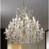 Candelabru austriac, din cristal 