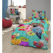 Set de lenjerie de pat “Apa Sfanta”, 100% satin de bumbac