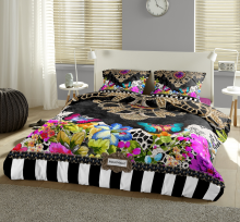 Set de lenjerie de pat “Alexandrite”, 100% satin de bumbac
