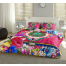 Set de lenjerie de pat “Festivalul Opalului Peruvian”, 100% satin de bumbac